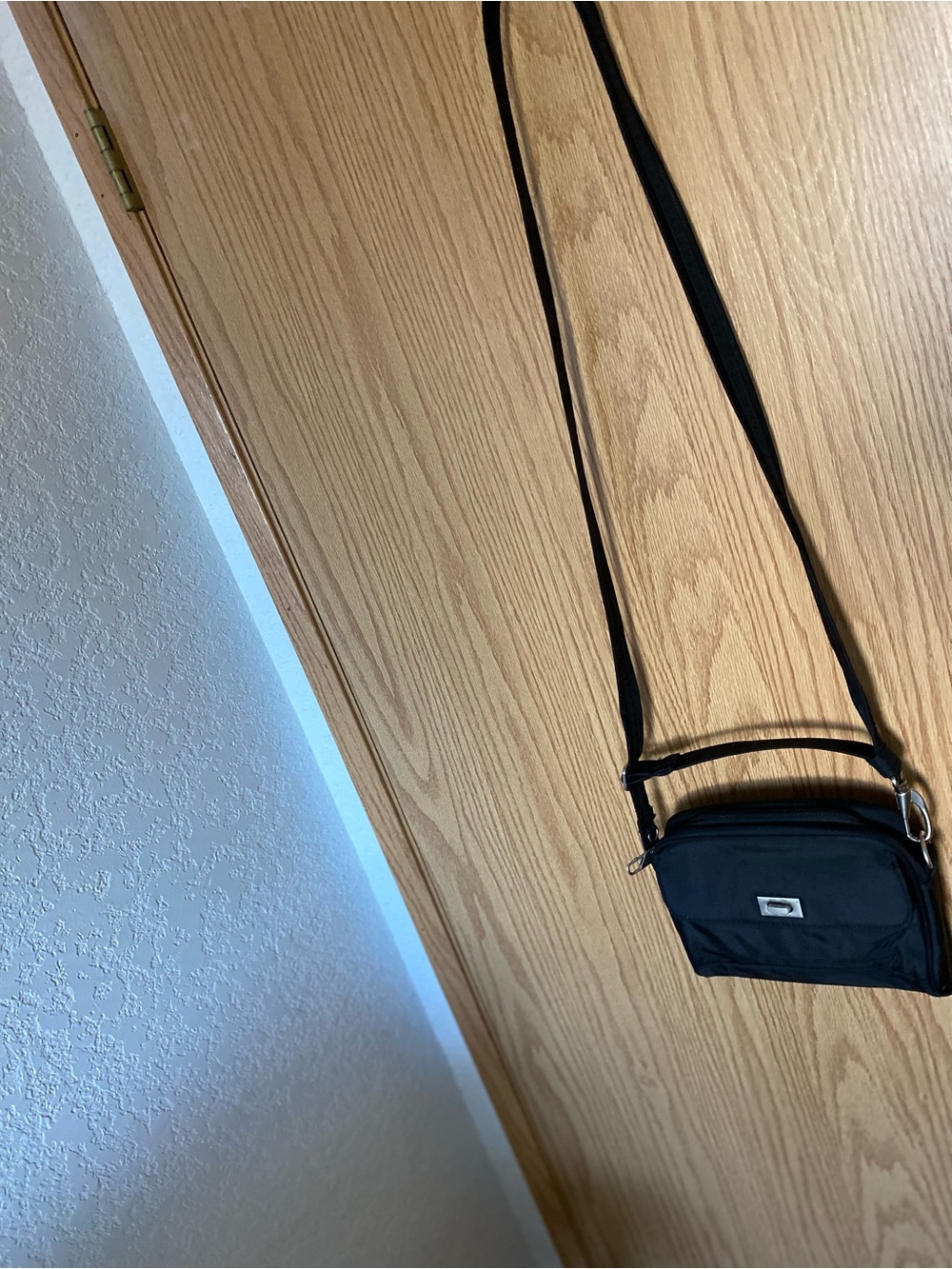 Magellan RFID-Safe Black Woman’s Crossbody Shoulder Bag